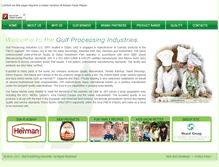 Tablet Screenshot of gulfpro.ae